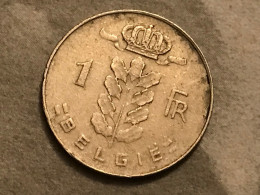 Münze Münzen Umlaufmünze Belgien 1 Franc 1970 Belgie - 1 Franc