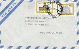 ARGENTINA 1980  AIRMAIL LETTER SENT FROM BUENOS AIRES TO HAMBURG - Storia Postale