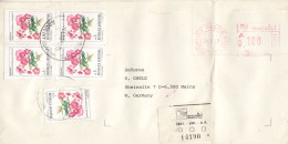 ARGENTINA 1987  AIRMAIL LETTER SENT FROM BUENOS AIRES TO MAINZ - Covers & Documents