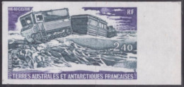 Essai De Couleur Multicolore Taaf/fsat Véhicule Du Raid Castor  Yvert PA 62 MNH **4 - Sin Dentar, Pruebas De Impresión Y Variedades