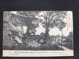 Souain - Vue De L'Eglise - Guerre 1914-15 - Souain-Perthes-lès-Hurlus