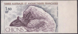 Essai De Couleur Multicolore  Taaf/fsat Oiseau Chionis  Yvert PA 67 MNH **8 - Non Dentellati, Prove E Varietà