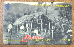 ANTIGUA & BARBUDA ARROWROOT EC$ 10 CARIBBEAN CABLE & WIRELESS SCHEDA PREPAID TELECARTE TELEFONKARTE PHONECARD - Antigua Et Barbuda