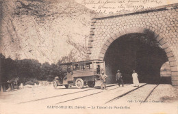 SAINT-MICHEL-de-MAURIENNE (Savoie) - Le Tunnel Du Pas-du-Roc - Voie Ferrée, Autobus, Autocar - Ecrit 1919 (2 Scans) - Saint Michel De Maurienne