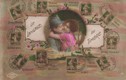 Timbres * Le Langage Du Timbre * Carte Photo * Stamp Stamps - Timbres (représentations)