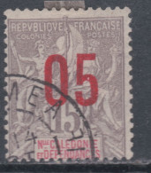 Nlle Calédonie N° 105 O Partie Série : Type Groupe Surchargés : 05 Sur 15, Oblitéré,  TB - Used Stamps