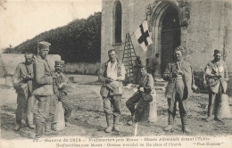 Neufmontiers Près Meaux * Guerre 1914 * Ww1 * Blessés Allemands Devant L'église - Other & Unclassified