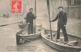 Paris * Inondations * Crue De La Seine Janvier 1910 * Marins De Dunkerque Prêtent Leur Concours Pour Sauver Sinistrés - Paris Flood, 1910