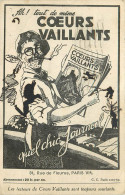 PUBLICITE - Journal Cœurs Vaillants, 31 Rue De Fleurus, Paris VIem. - Scoutisme