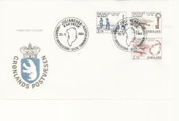 25056 ) Greenland First Day Cover FDC 1984 - FDC