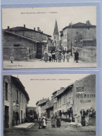 Neuville Sur Ain , 2 Cartes Hotel Moderne Guillard - Non Classés