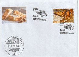 2023: ANDORRA. El Turrón. Masa Dulce Español. FDC /  SPD - Lettres & Documents