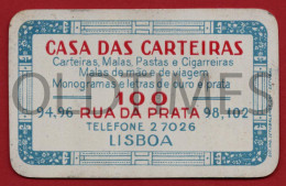 PORTUGAL - LISBOA - RUA DA PRATA - " CASA DAS CARTEIRAS " - CALENDÁRIO EM METAL 1931 - Grand Format : 1921-40