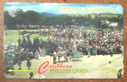 ANTIGUA & BARBUDA CARNIVAL EC$ 40 CARIBBEAN CABLE & WIRELESS SCHEDA PREPAID TELECARTE TELEFONKARTE PHONECARD - Antigua Et Barbuda