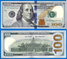 Usa 100 Dollars 2017 A 2017A NEUF UNC Mint Atlanta F6 Suffixe K Franklin Etats Unis United States Dollar - Federal Reserve Notes (1928-...)