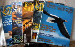 Lot De 5 Magazines "TERRE SAUVAGE"  Année 1998 - Lots De Plusieurs Livres