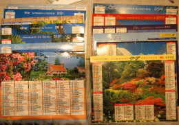 Lot De 13 Calendriers "Almanach Du Facteur". Département Eure Et Loir - Grossformat : 2001-...