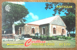 ANTIGUA ANGLICAN EC$ 20 CARIBBEAN CABLE & WIRELESS SCHEDA PREPAID TELECARTE TELEFONKARTE PHONECARD - Antigua And Barbuda