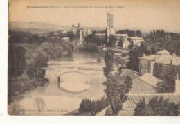 30 // ROQUEMAURE   Vue D'ensemble Du Canal Et Les Tours   Edit Beau - Roquemaure