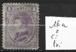ARGENTINE 16a Oblitéré Côte 3 € - Used Stamps