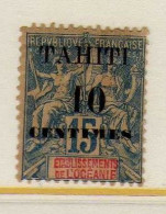 Tahiti  - 1903 - Timbre D'Oceanie - Surcharge -  Neuf* - MLH - Ongebruikt
