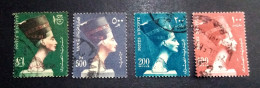 Egypt 1953., Set Of Queen Nefertiti Head Statue, VF - Oblitérés