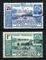 Nouvelle Calédonie  - 1944 -  Pétain Surch-   N° 246/247  - Oblit - Used - Usados