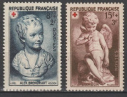 LIVRAISON GRATUITE A PARTIR DE 5 EUR D'ACHAT ! - 1950 - CROIX-ROUGE YVERT N°876/877 ** MNH - COTE = 6 EUR. - Nuovi