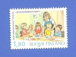 FINLANDE 1029 FINLAND 1065 NEUF ** JARDIN D'ENFANTS - Unused Stamps