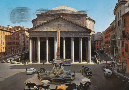 CARTOLINA  ROMA,LAZIO-PANTHEON-STORIA,MEMORIA,CULTURA,RELIGIONE,IMPERO ROMANO,CRISTIANESIMO,BELLA ITALIA,VIAGGIATA 1971 - Panteón