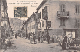 SAINT-MICHEL-de-MAURIENNE (Savoie) - Grande Rue - Café Comptoir Lyonnais - Voyagé 1931 (2 Scans) Clinique Suchaux Vesoul - Saint Michel De Maurienne