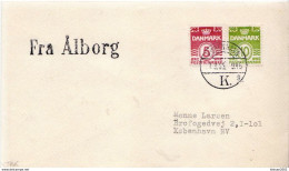 Postal History Cover: Denmark Cover With FRA ALBORG Ship Cancel - Cartas & Documentos