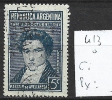 ARGENTINE 413 Oblitéré Côte 0.15 € - Used Stamps