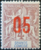 LP3972/82 - 1912 - COLONIES FRANÇAISES - GRANDE COMORE - N°21 Quasi NEUF** - Nuovi