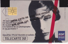 Telecarte Privée / Publique En85 NSB - Edf Femme Nucleaire - 50 U - So3 - 1991 - 50 Unità  