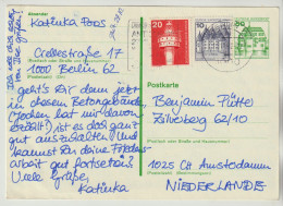 Bund 1982 Ganzsache Postkarte 50 Pfg. Michel P131 Gestempelt "Burgen Und Schlösser". Siehe 3 Scans - Cartes Postales - Oblitérées