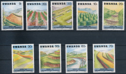 Rwanda - 1266/1274 - Intensification Agricole - Surcharge - 1986 - MNH - Unused Stamps