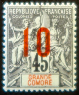 LP3972/87 - 1912 - COLONIES FRANÇAISES - GRANDE COMORE - N°27 NEUF* LUXE - TRES BON CENTRAGE - Ungebraucht