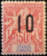 LP3972/88 - 1912 - COLONIES FRANÇAISES - GRANDE COMORE - N°28 NEUF* LUXE - BON CENTRAGE - Ungebraucht