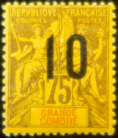 LP3972/90 - 1912 - COLONIES FRANÇAISES - GRANDE COMORE - N°29 NEUF* LUXE - BON CENTRAGE - Unused Stamps