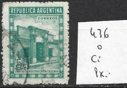 ARGENTINE 436 Oblitéré Côte 0.20 € - Used Stamps