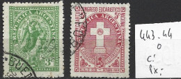 ARGENTINE 443-44 Oblitérés Côte 0.30 € - Used Stamps