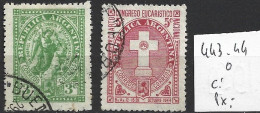 ARGENTINE 443-44 Oblitérés Côte 0.30 € - Usati