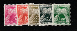1960 > Type Gerbe  (YT 90-94**) - 1960-.... Postfris