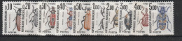 1983 > Insectes (YT 103-112**) - 1960-.... Mint/hinged