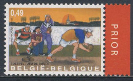 Belgie Belgique Belgium 2003 Mi 3206 YT 3150 SG 3747 ** Jeu De Boule / Bowls / Bolspel / Petanque - Petanca