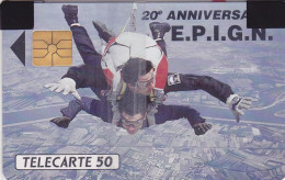 Telecarte Privée / Publique En144 NSB - E.P.I.G.N. - 50 U - GEM - 1991 Gendarmes Parachutistes - 50 Unidades