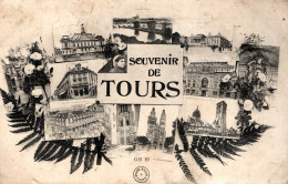 CPA - 37 - Souvenir De Tours - Multi-Vues - Saluti Da.../ Gruss Aus...