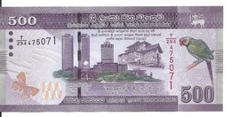 SRI LANKA 500 RUPEES 2019 UNC P 126 - Sri Lanka