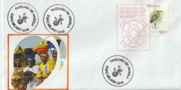 ANGOLA.  Lettre Du Pavillon Angola à L'Expo Universelle De Milan 2015, Avec Timbre Angola,vendu Au Pavillon à Milan - 2015 – Mailand (Italien)